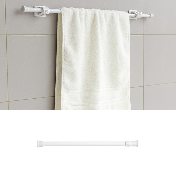 Thanh treo rèm không đục lỗ, sơn nướng, móc treo, giá đỡ, dài 55cm-90cm