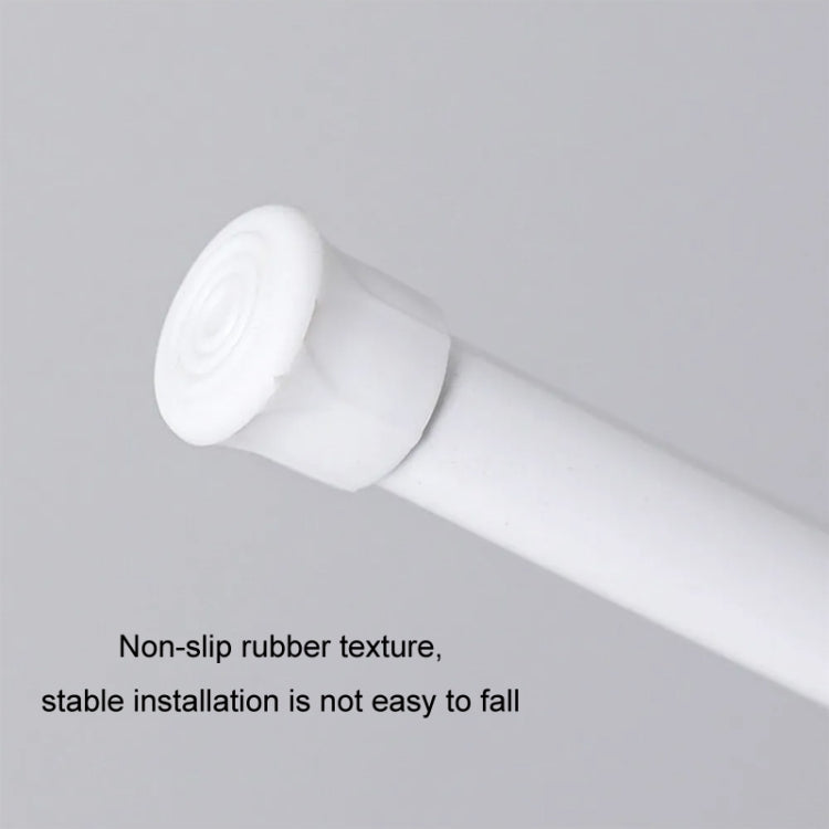 Thanh treo rèm không đục lỗ, sơn nướng, móc treo, giá đỡ, dài 55cm-90cm