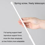 Thanh treo rèm không đục lỗ, sơn nướng, móc treo, giá đỡ, dài 55cm-90cm