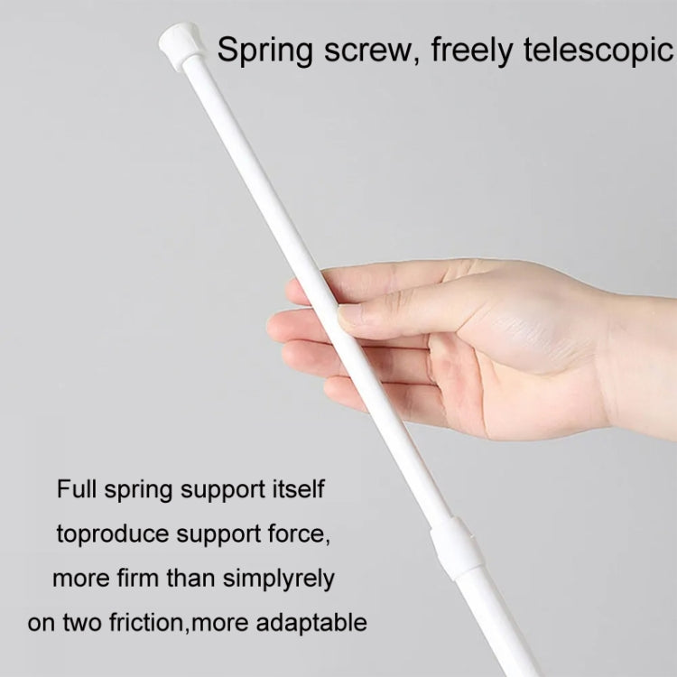 Thanh treo rèm không đục lỗ, sơn nướng, móc treo, giá đỡ, dài 55cm-90cm