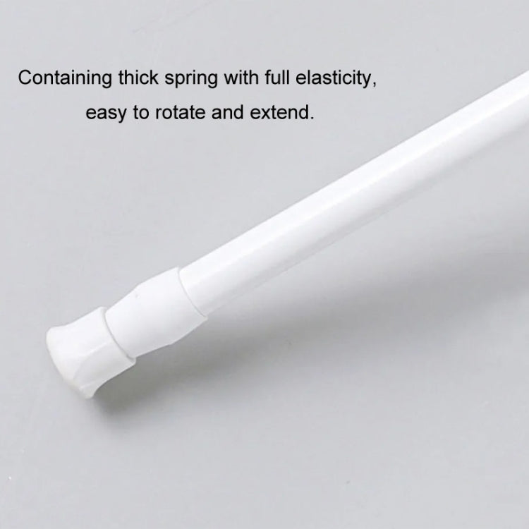 Thanh treo rèm không đục lỗ, sơn nướng, móc treo, giá đỡ, dài 55cm-90cm