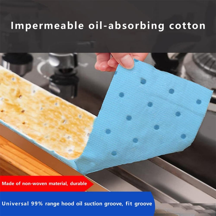 10 cái/gói giấy hút dầu rãnh dùng một lần cho máy hút mùi bếp, 7x90cm loại thường, 10x90cm loại thường, 7x90cm loại dày, 10x90cm loại dày