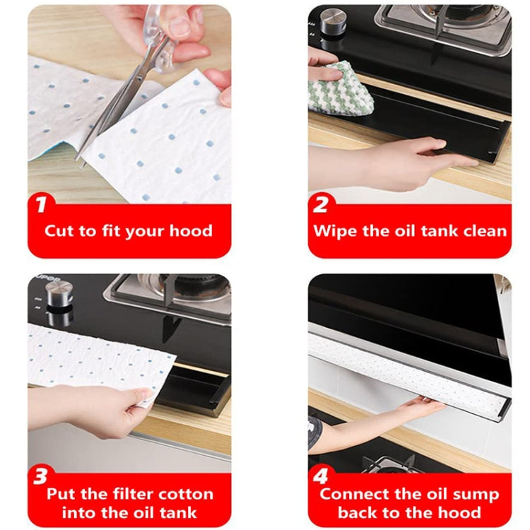 10 cái/gói giấy hút dầu rãnh dùng một lần cho máy hút mùi bếp, 7x90cm loại thường, 10x90cm loại thường, 7x90cm loại dày, 10x90cm loại dày