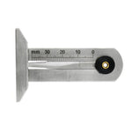 Stainless Steel Tire Tread Vernier Depth Gauge, 0-30mm, 0-50mm, 0-60mm