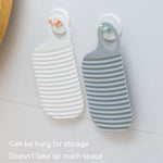 Bàn giặt silicone mềm gập được dùng trong gia đình, màu trắng, xám, xanh lá