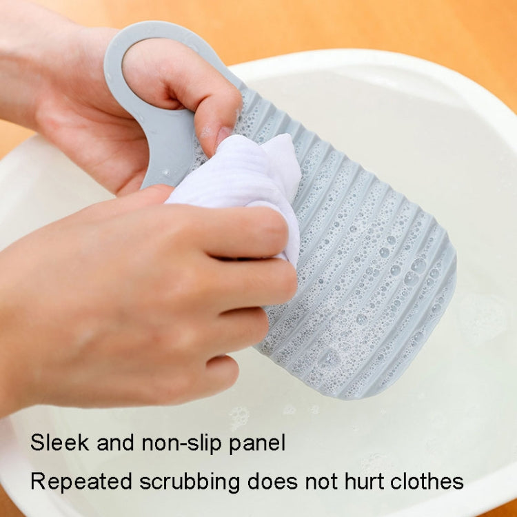 Bàn giặt silicone mềm gập được dùng trong gia đình, màu trắng, xám, xanh lá