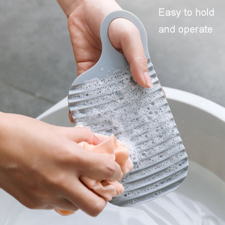 Bàn giặt silicone mềm gập được dùng trong gia đình, màu trắng, xám, xanh lá