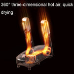 Máy sấy giày diệt khuẩn và khử mùi bằng tia UV tím hẹn giờ thông minh cho nhà, model YM-102, phích cắm Mỹ, phích cắm EU