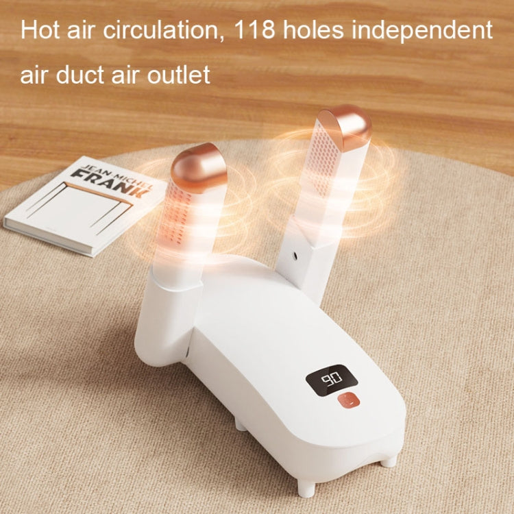Máy sấy giày diệt khuẩn và khử mùi bằng tia UV tím hẹn giờ thông minh cho nhà, model YM-102, phích cắm Mỹ, phích cắm EU