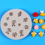 Khuôn Silicone Hình Tổ Ong Có Kết Cấu Khuôn Bánh Fondant Socola Con Ong, Mk-2019 Xám Nhạt, Mk-2340 Xám Nhạt, Mk-2373 Hồng, Mk-2373 Xám Nhạt