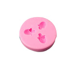 Khuôn Silicone Con Ong Nhỏ Khuôn Bánh Fondant Socola, Mk-3171 Hồng, Mk-3171 Xám Nhạt, Mk-3172 Hồng, Mk-3172 Xám Nhạt