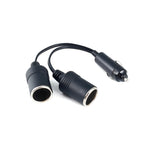 Copper Car Cigarette Lighter Extension 12/24V 10A General 1 Drag 2 Car Charging