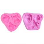 Khuôn Silicone Hình Động Vật Hoạt Hình Ba Chiều Dụng Cụ Trang Trí Bánh Fondant Nướng, 1286, 0599