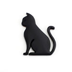 3D Cute Car Decoration Body Scratch Blocking Sticker, Black Cat