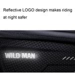 Túi đựng thiết bị xe đạp WILD MAN MS66 1.2L vỏ cứng EVA, túi trước khung xe, túi điện thoại cảm ứng, MS66