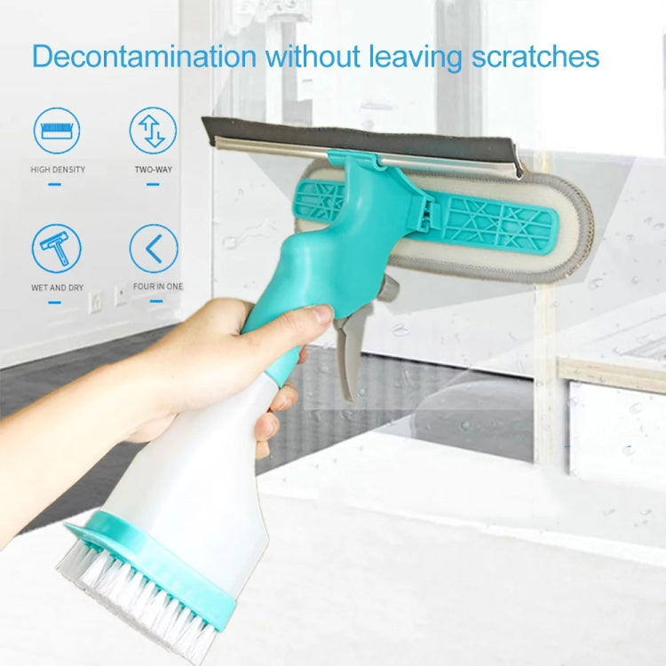 Cây lau kính 2 mặt 4 trong 1 có bình xịt, dụng cụ lau kính xe hơi di động, YJ520