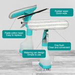 Cây lau kính 2 mặt 4 trong 1 có bình xịt, dụng cụ lau kính xe hơi di động, YJ520