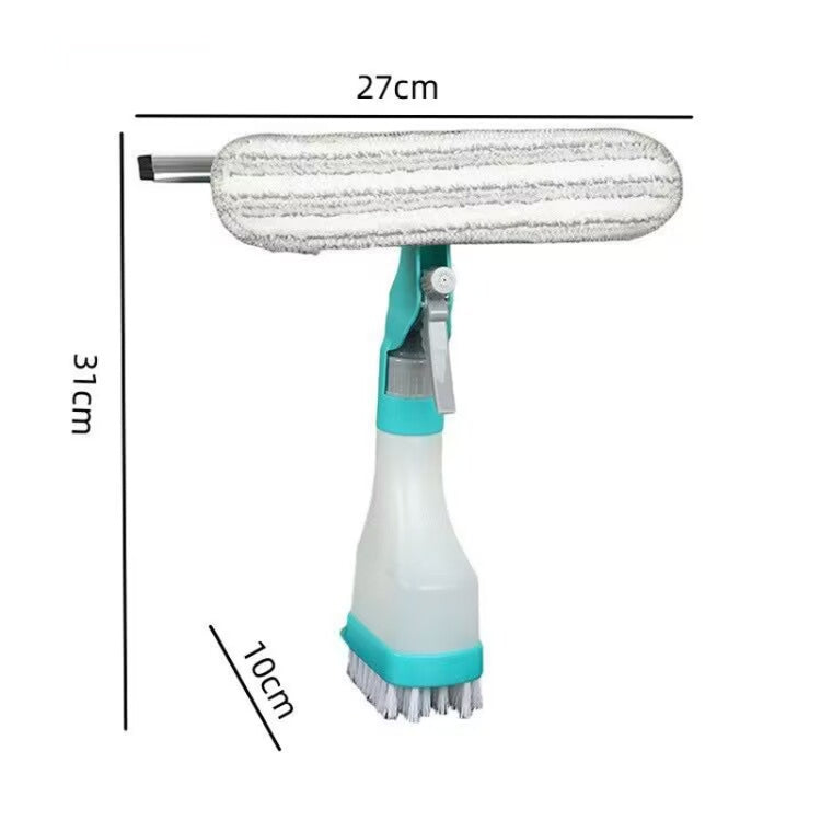 Cây lau kính 2 mặt 4 trong 1 có bình xịt, dụng cụ lau kính xe hơi di động, YJ520