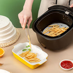 100 cái / Gói Giấy Hấp Không Dính Giấy Chống Dầu Dùng Một Lần Miếng Lót Nồi Chiên Không Dầu Tròn, 6 Inch (15.2cm), 7 Inch (17.78cm), 8 Inch (20.3cm), 9 Inch (22.86cm)