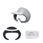 Đệm bảo vệ mặt kính VR PICO 4 Hibloks có quạt, 1 miếng PU bông, 2 miếng PU bông, 1 miếng lụa đá, 2 miếng lụa đá