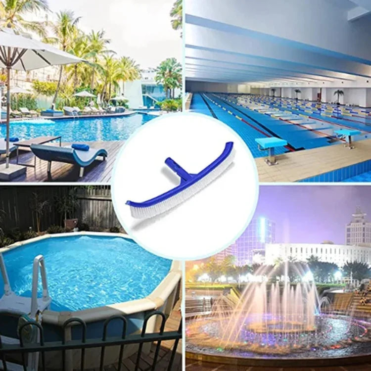 Bàn chải bể bơi nhựa 18 inch, Bàn chải tường bể bơi, Phụ kiện vệ sinh