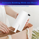 Máy chiếu thông minh HY300 hệ điều hành Android 11.0, độ sáng 120 lumen, máy chiếu di động, phích cắm US, UK, AU, EU
