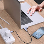Trạm kết nối Type-C cổng sạc dữ liệu máy tính, 2 x Type-C cái sang 2 x Type-C đực, 2 x Type-C cái sang Type-C đực