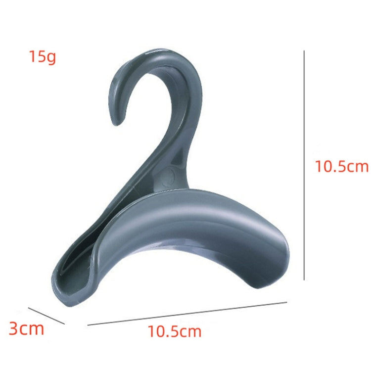 5 móc treo tủ quần áo, giá đựng mũ và khăn, móc treo hình cung chống biến dạng