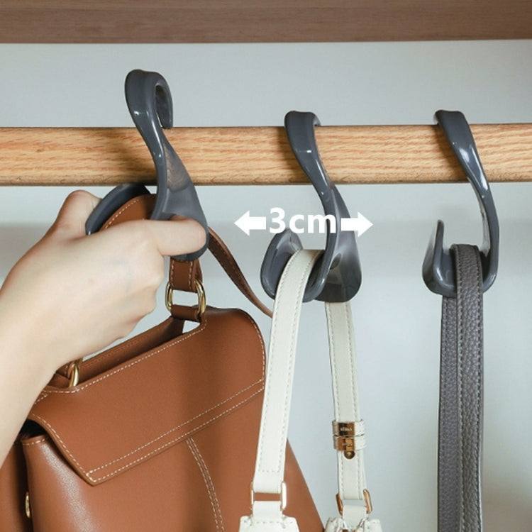 5 móc treo tủ quần áo, giá đựng mũ và khăn, móc treo hình cung chống biến dạng