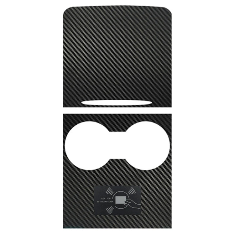 For Tesla Model 3 / Y Carbon Fiber Center Panel Protective Film Anti-Scratch Car Interior, Light, Matte