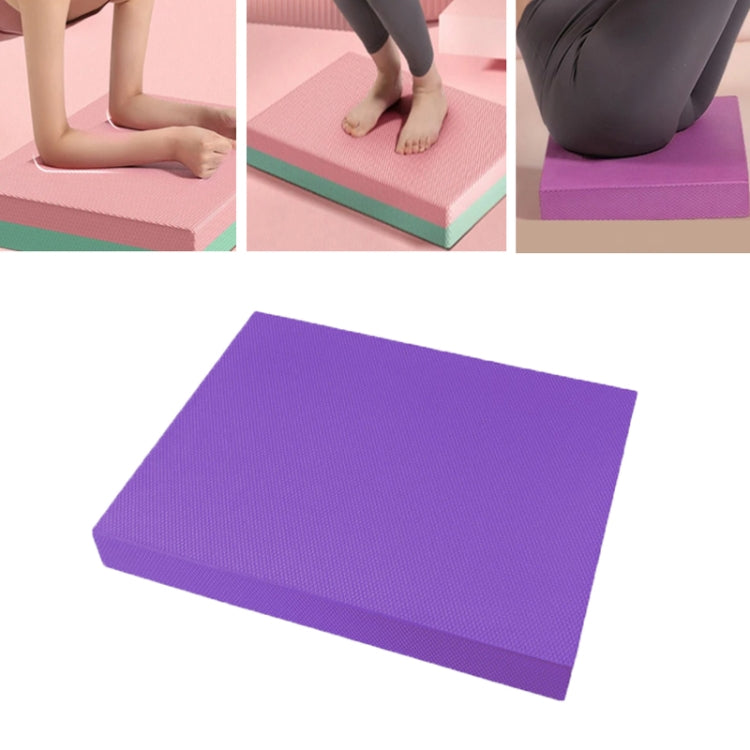 Thảm cân bằng 40x50x6cm, thảm thể thao quỳ gối, thảm hỗ trợ tập thể dục phẳng, màu xanh Tiffany, hồng thiên niên kỷ, xanh đậm, tím
