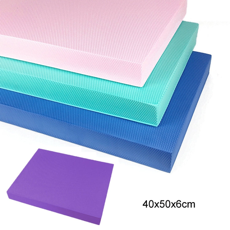 Thảm cân bằng 40x50x6cm, thảm thể thao quỳ gối, thảm hỗ trợ tập thể dục phẳng, màu xanh Tiffany, hồng thiên niên kỷ, xanh đậm, tím