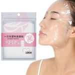 10 gói khẩu trang nhựa dùng một lần cho salon làm đẹp, màng bọc trong suốt
