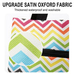 Túi mua sắm vải Oxford 2 trong 1, xe đẩy mua sắm gập được