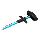 Dụng cụ tháo móc câu hình chữ T bằng hợp kim nhôm, thiết bị câu biển 24 x 7.5cm, màu xanh, đỏ, xám, xanh + dây lò xo, đỏ + dây lò xo, xám + dây lò xo