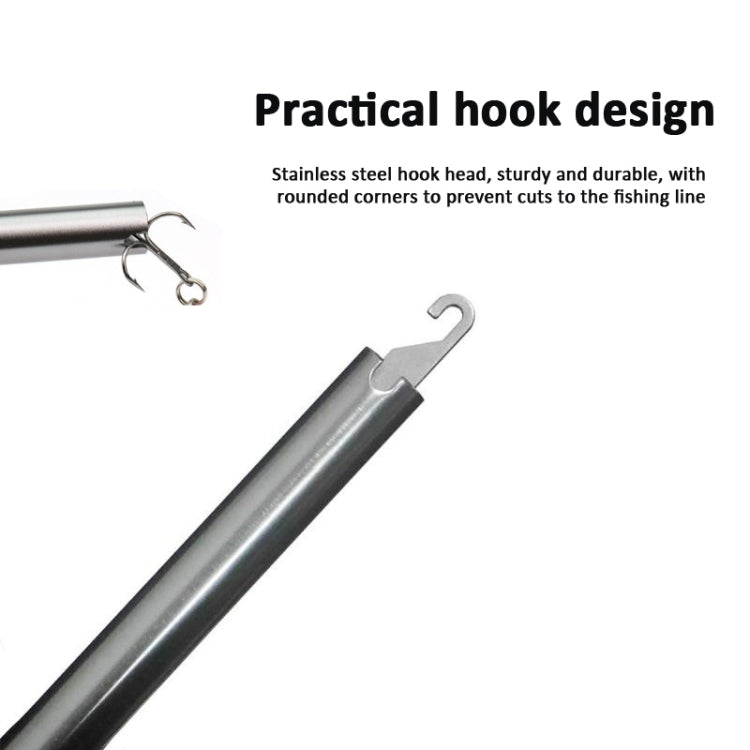 Dụng cụ tháo móc câu hình chữ T bằng hợp kim nhôm, thiết bị câu biển 24 x 7.5cm, màu xanh, đỏ, xám, xanh + dây lò xo, đỏ + dây lò xo, xám + dây lò xo