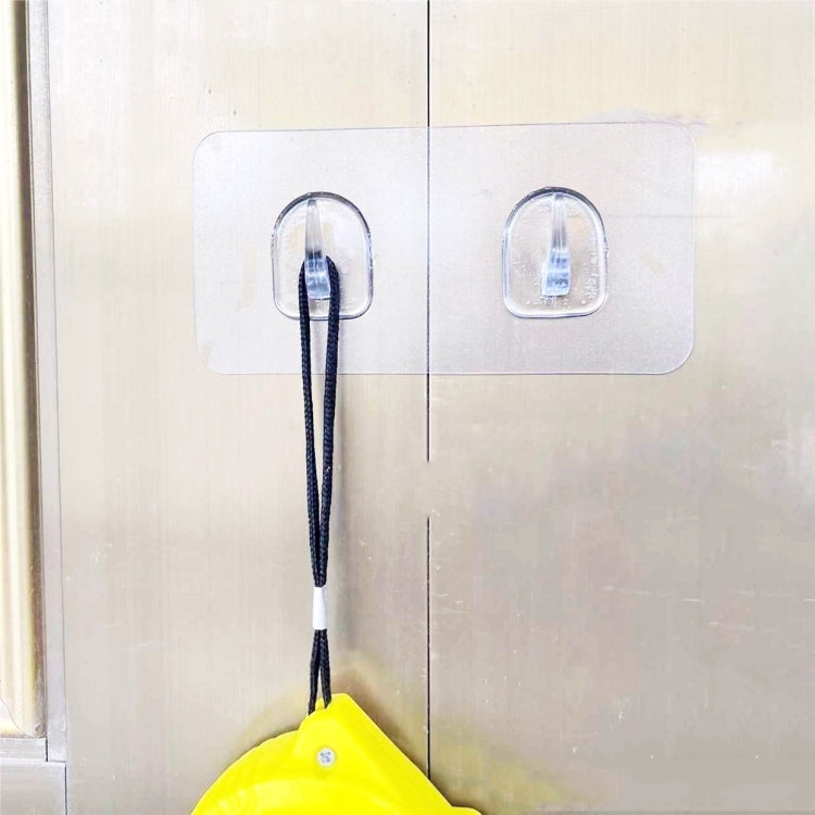 30 cái móc đôi dán không để lại dấu cho khăn giấy, móc nhựa