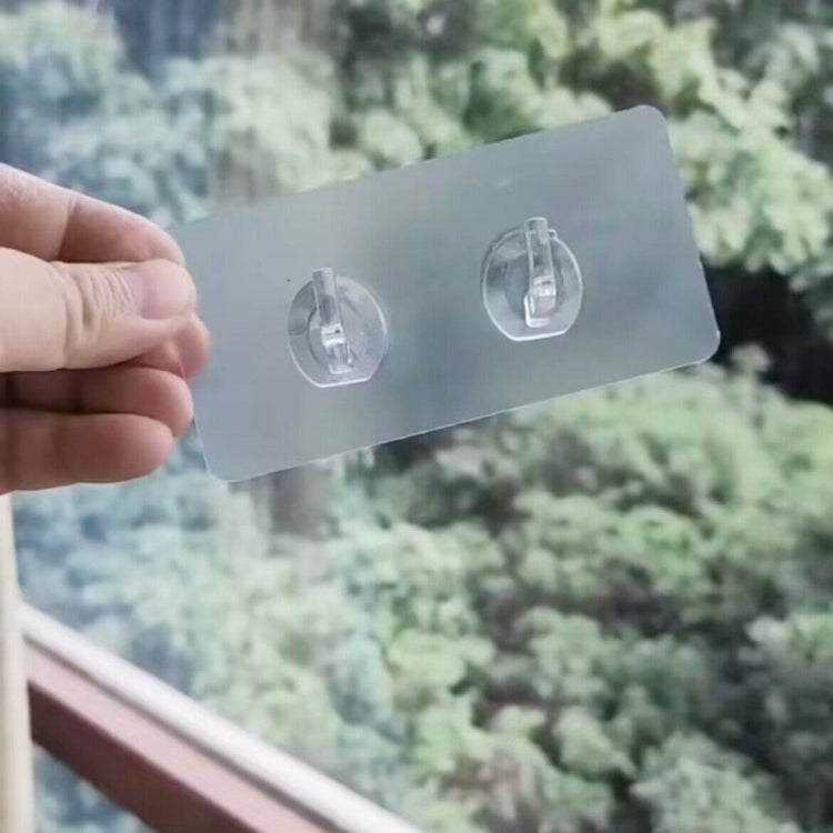 30 cái móc đôi dán không để lại dấu cho khăn giấy, móc nhựa