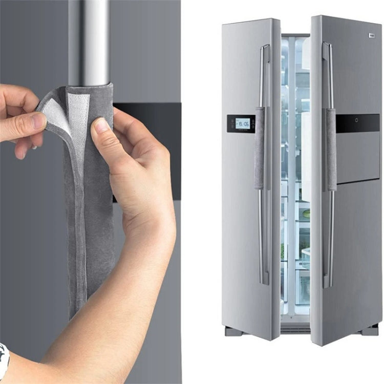 1 đôi bọc tay cầm tủ lạnh chống trượt, bọc tay cầm lò vi sóng chống dầu mỡ