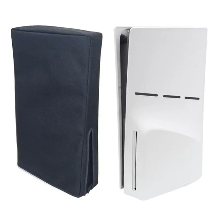 Vỏ bảo vệ chống bụi cho máy chủ PS5 Slim Disc & Digital, màu xám đứng, đen đứng, xám ngang, đen ngang