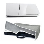 Vỏ bảo vệ chống bụi cho máy chủ PS5 Slim Disc & Digital, màu xám đứng, đen đứng, xám ngang, đen ngang