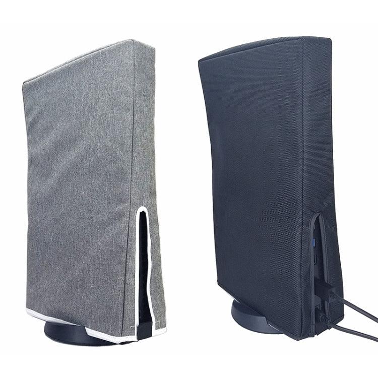 Vỏ bảo vệ chống bụi cho máy chủ PS5 Slim Disc & Digital, màu xám đứng, đen đứng, xám ngang, đen ngang