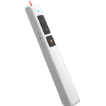 Deli Bút clicker lật trang USB 2.4GHz với ánh sáng đỏ cho PPT, 2802 (Đen), 2802 (Trắng)