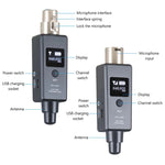 Hệ thống micro không dây MTU-002 UHF DSP, bộ phát & thu mic/line hai chế độ