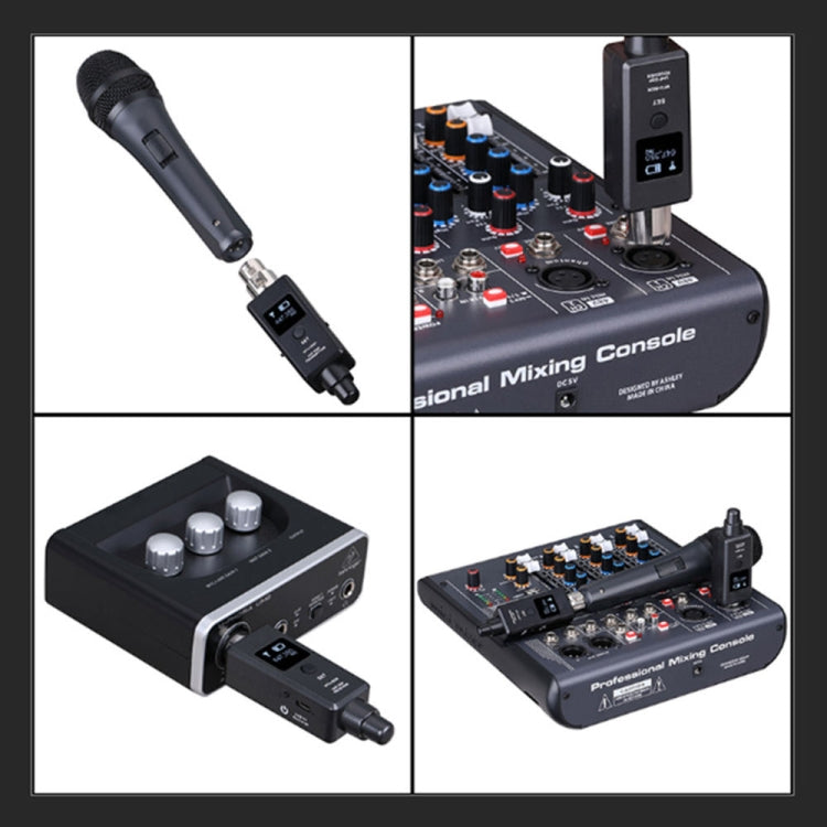 Hệ thống micro không dây MTU-002 UHF DSP, bộ phát & thu mic/line hai chế độ