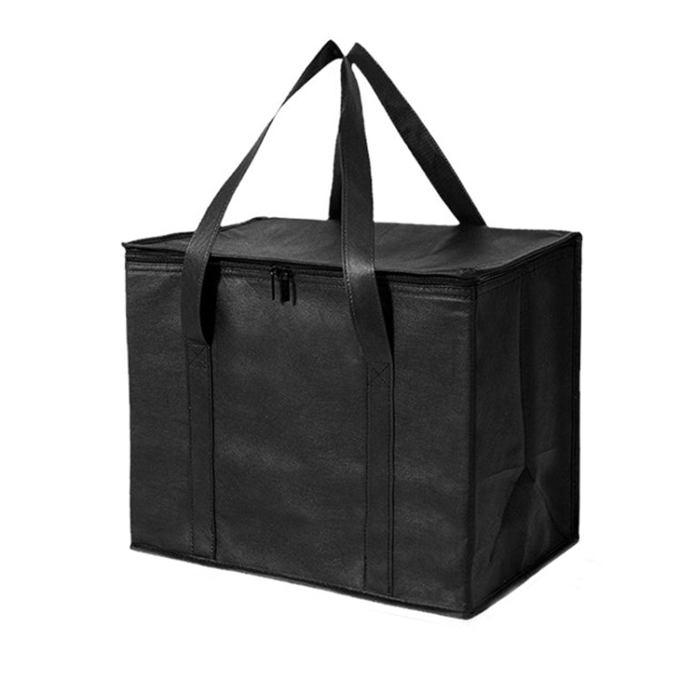 Túi giữ nhiệt giấy bạc nhôm Bento không dệt có đế, túi đựng cơm mang đi, 41x26x33cm