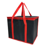 Túi giữ nhiệt giấy bạc nhôm Bento không dệt có đế, túi đựng cơm mang đi, 41x26x33cm