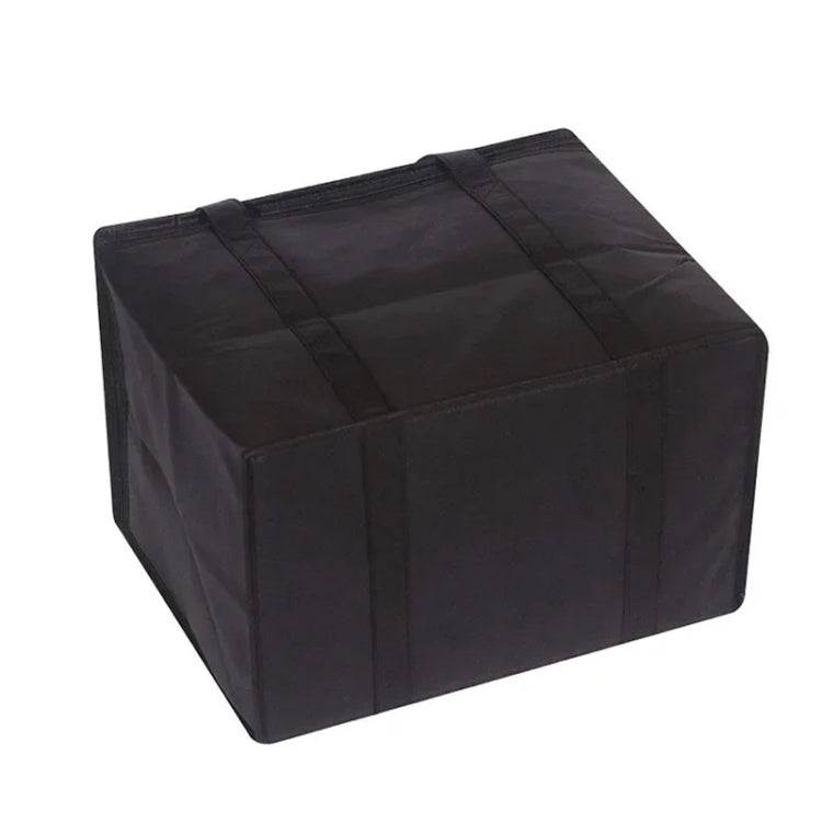 Túi giữ nhiệt giấy bạc nhôm Bento không dệt có đế, túi đựng cơm mang đi, 41x26x33cm