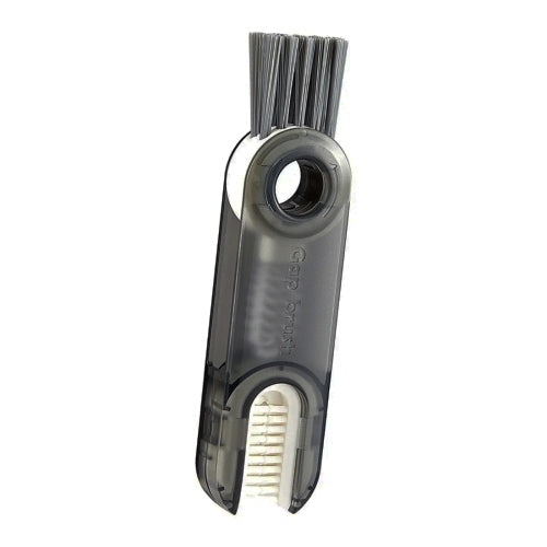 Bàn Chải Vệ Sinh Nắp Cốc Hình Chữ U 3 Trong 1 Dụng Cụ Làm Sạch Rãnh Nắp Bình Nước, Màu Xanh Dương B, Màu Xanh Lá B