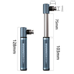 Bơm mini xe đạp ENLEE ED200 van Mỹ và Pháp, bơm ngón tay di động dùng tại nhà